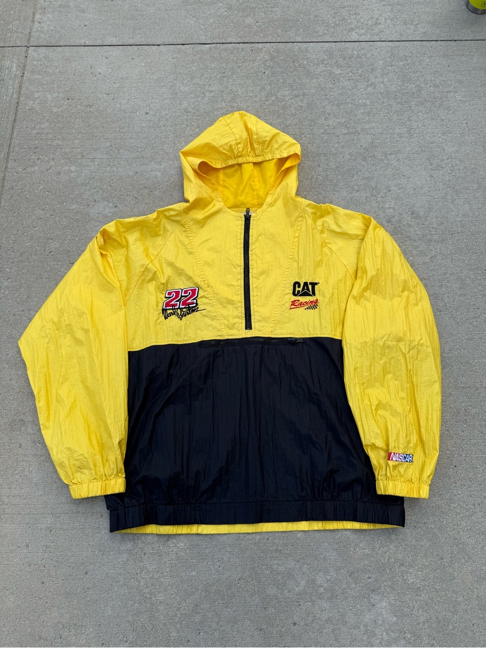 Vintage 00s Caterpillar NASCAR Windbreaker